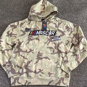 NASCAR Cup Series Tan Camouflage Hoodie NEW WITH TAG